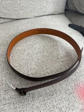 Men’s Magnanni Reversible Dark Brown Exterior with Tan Interior Leather Belt